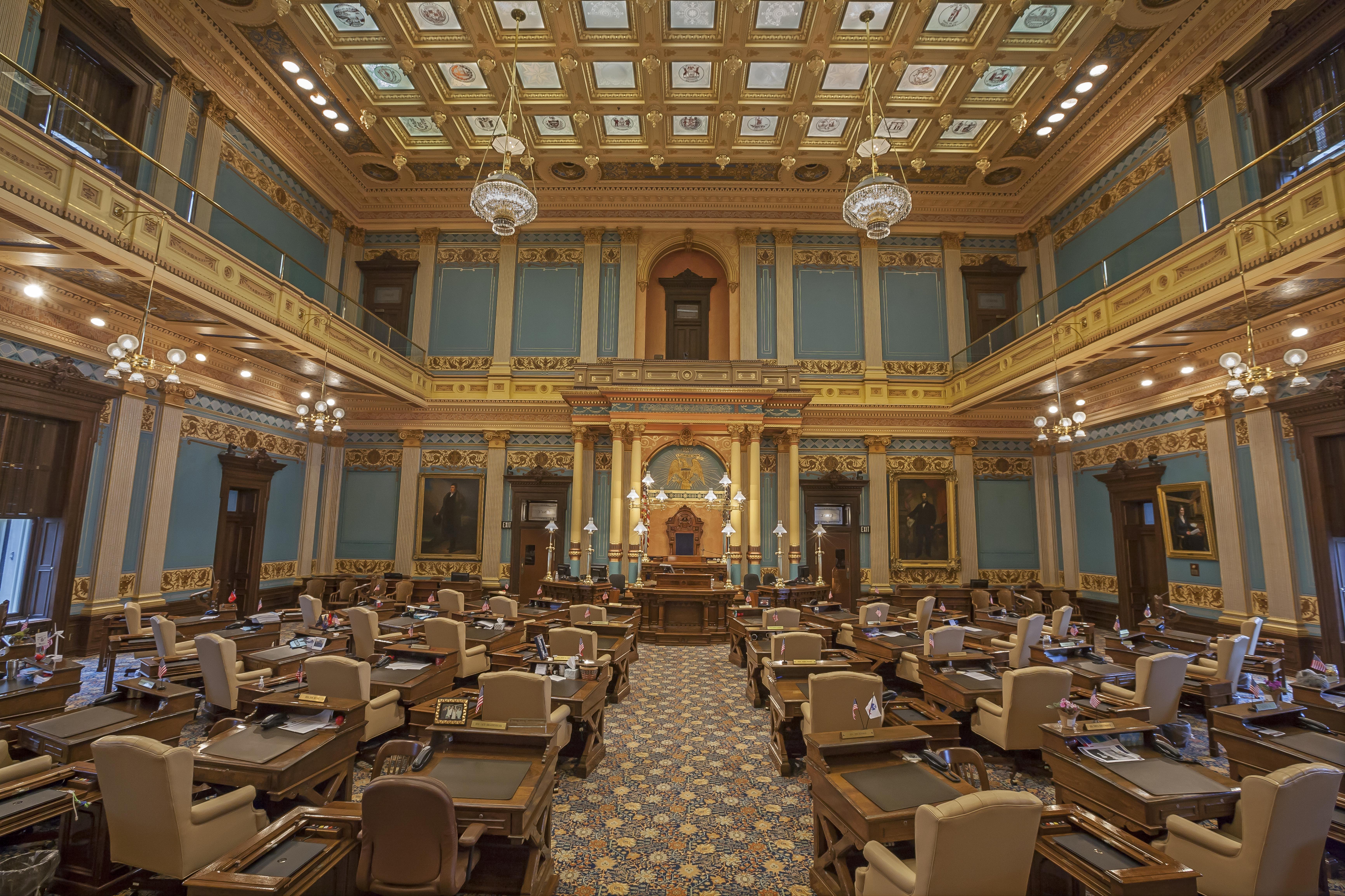 inside Lansing Capitol