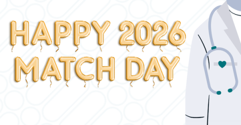 Happy Match Day balloon letters